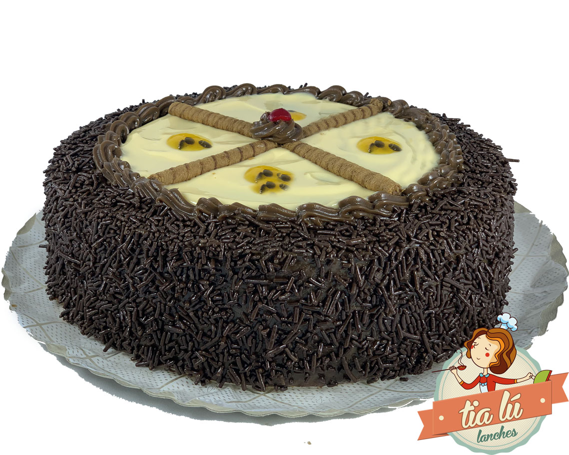 Torta Maracujá com Chocolate